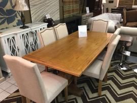 CLEARANCE 7 PC Dining Set (Table and 6 Chairs) CERRITOS STORE ONLY
