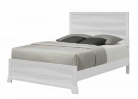 CLEARANCE 203461KW White Cal King Bed Frame