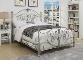 Evita 300608F Full metal bed finished in chrome