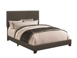 Boyd 350061T Twin Upholstered Charcoal Fabric Bed Frame