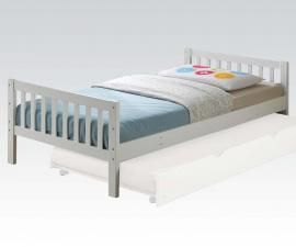 Cutie by Acme 37075T Espresso White Twin Bed Frame