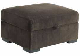 Chocolate Fabric Ottoman with Storage 500146 by Coaster