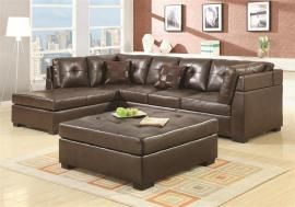 Darie Collection 500686 Brown Sectional Sofa