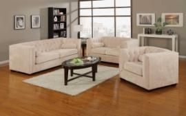 Alexis Collection 504391 Tufted Back Sofa & Loveseat Set