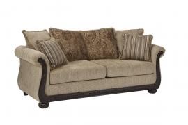 Beasley Collection by Coaster 505242 Brown Chenille Fabric Loveseat