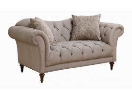 Alasdair Collection by Coaster 505572 Light Brown Fabric Loveseat