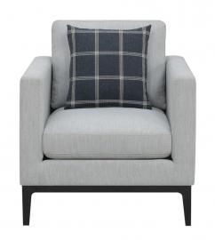 Asherton by Scott Living 508483 Light Grey Woven Fabric Chair