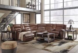 Coahoma Chestnut by Ashley 51104 Power Reclining Sectional