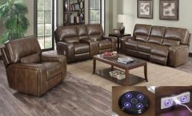 Jefe Collection 5350 Power Reclining Sofa & Loveseat Set