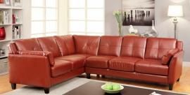 Pierre Collection 6268RD Red Sectional Sofa