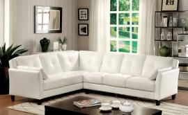 Pierre Collection 6268WH White Sectional Sofa