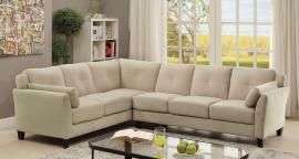 Peever 6368BG Beige Contemporary Sectional Sofa