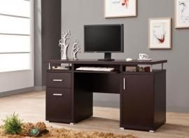 Terrence Collection 800107 Cappuccino-Finish Office Desk