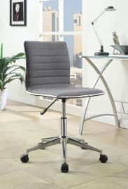 Task 800737 Grey & Chrome Office Chair