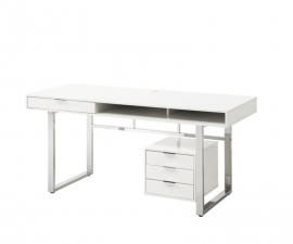 Lawrence Collection 800897 White Contemporary Writing Desk