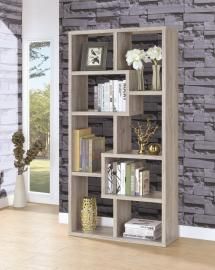 Jane Collection 801137 Grey Driftwood Bookcase