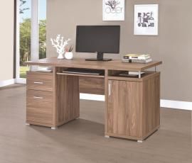 Terrence Collection 801280 Elm-Finish Office Desk