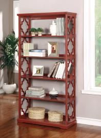 Joan Collection CM-AC6280RD Red Bookcase