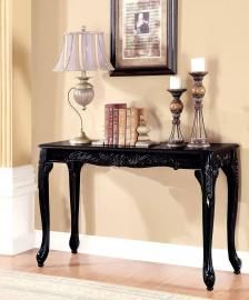 Cheshire Black Finish by Furniture of America  Collection CM4914BK-S Sofa Table