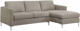 Sandy Warm Grey Sectional CM6174 by Furniture of America