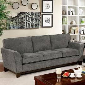 Caldicot Gray Fabric Gray Sofa CM6954GY-SF by Furniture of America