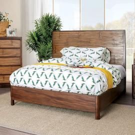 Covilha Antique Brown Finish King Bed CM7522EK by Furniture of America