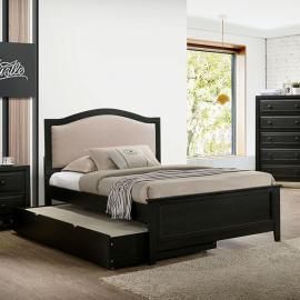 Kirsten Charcoal Finish Twin Bed CM7547GY-T by Furniture of America
