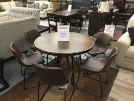 CLEARANCE 7 PC Dining Set (Table and 4 Chairs) CERRITOS STORE ONLY