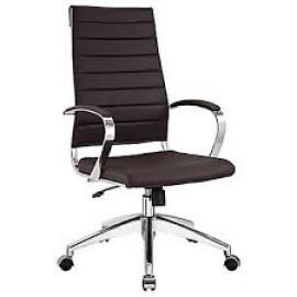 Jive EEI-272 Brown High-Back Office Chair