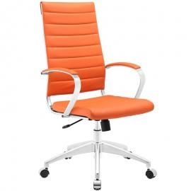 Jive EEI-272 Orange High-Back Office Chair