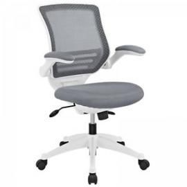Edge EEI-596 Gray Mesh and White Base Office Chair