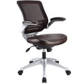 Edge EEI-597 Brown Leatherette Office Chair