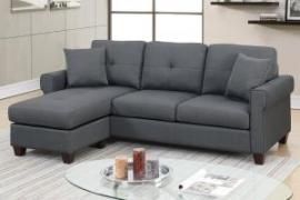 Garth Collection F6571 Reversible Charcoal Sectional
