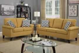 Cayce F6906 Citrus Contemporary Sofa and Loveseat Set