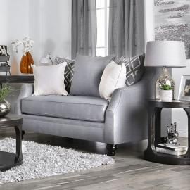 Nefyn Gray Fabric Loveseat SM2670-LV by Furniture of America
