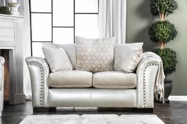 Benigno Pearl Fabric SM6411-LV Loveseat by Furniture of America
