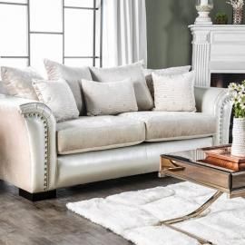 Benigno Pearl Fabric SM6411-SF Sofa by Furniture of America